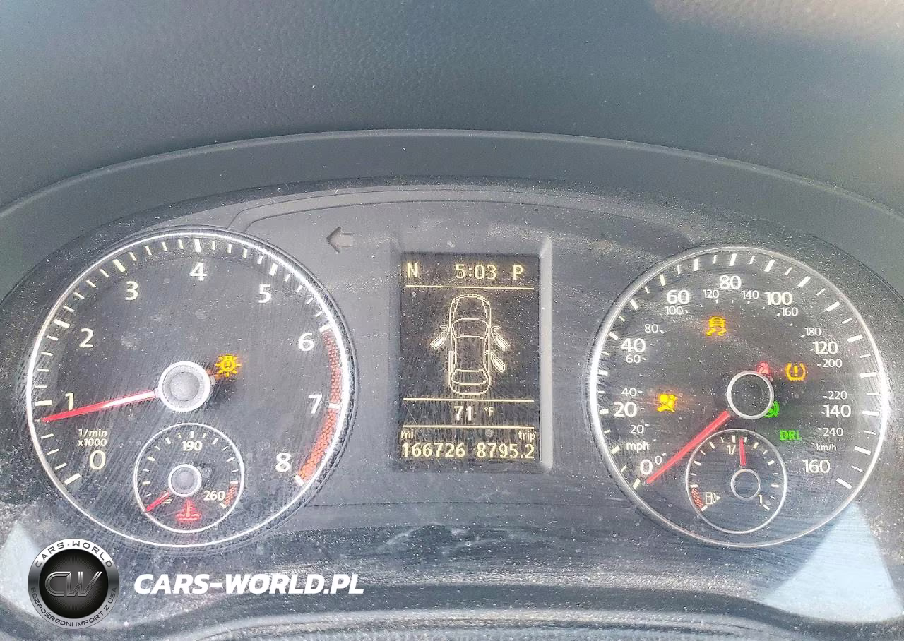 2013 Volkswagen Passat Se VIN:1VWBP7A34DC017617 - 9