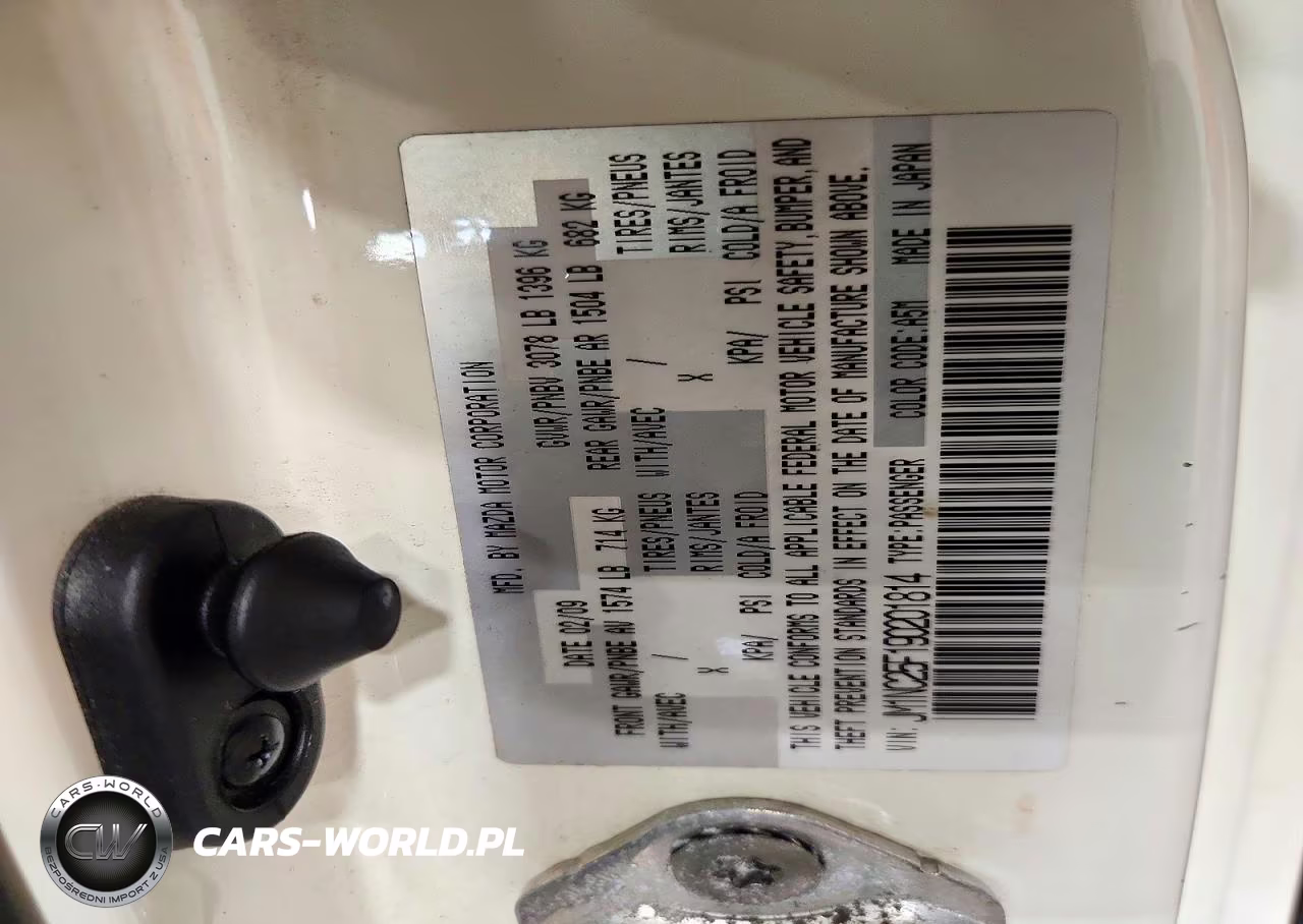 2009 Mazda Mx-5 Miata VIN:JM1NC25F190201814 - 12