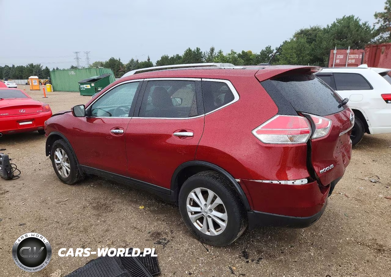 2016 Nissan Rogue Sv VIN:KNMAT2MV6GP600391 - 2