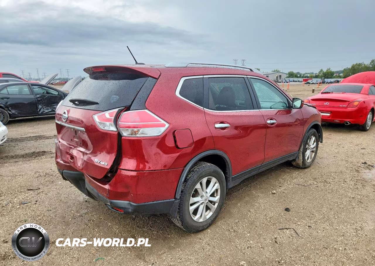 2016 Nissan Rogue Sv VIN:KNMAT2MV6GP600391 - 3