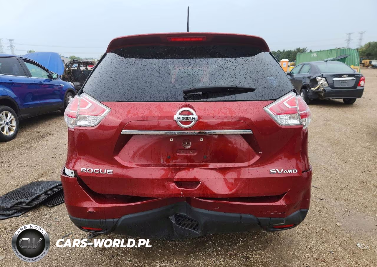 2016 Nissan Rogue Sv VIN:KNMAT2MV6GP600391 - 6