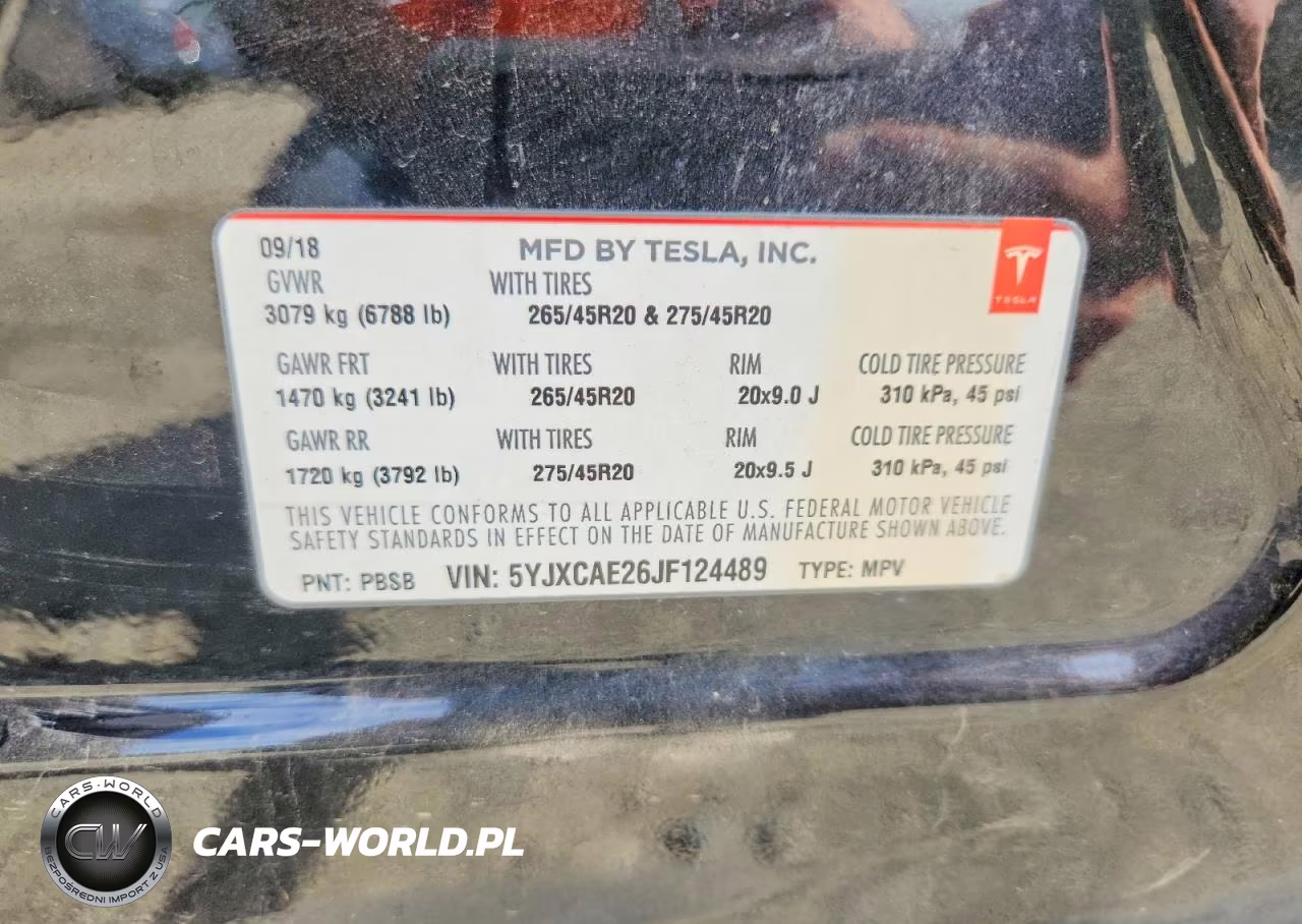 2018 Tesla Model X VIN:5YJXCAE26JF124489 - 13