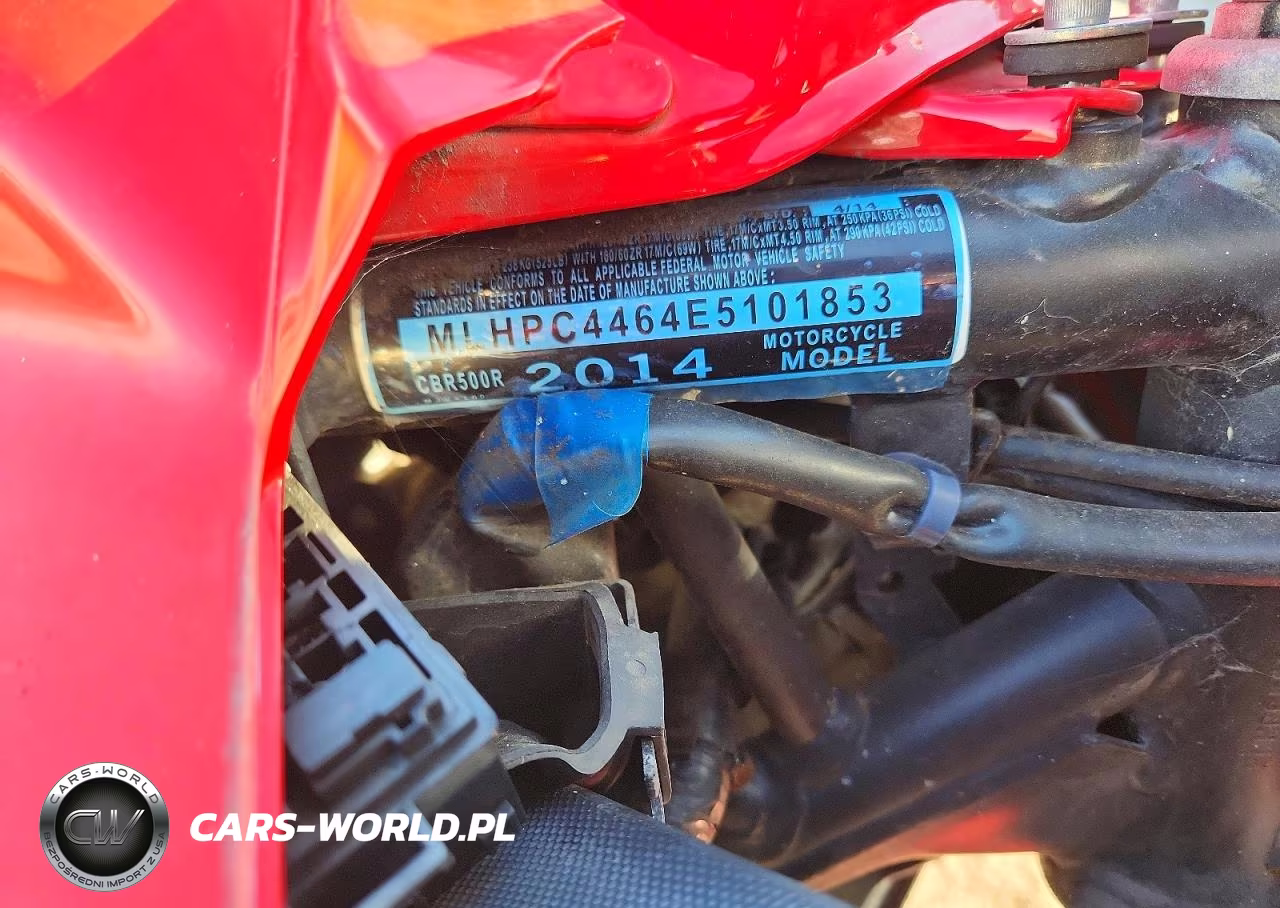 2014 Honda Cbr500 R VIN:MLHPC4464E5101853 - 8