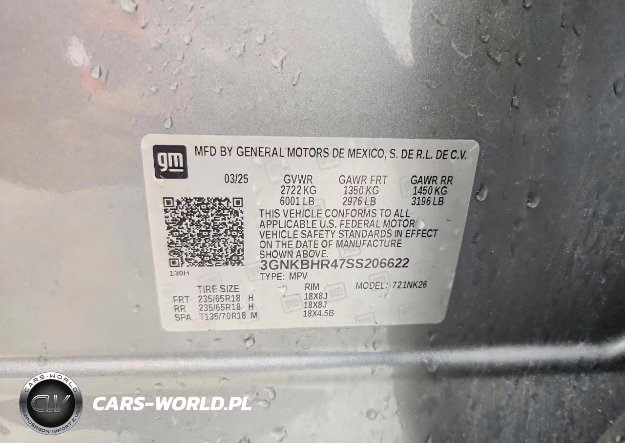 2025 Chevrolet Blazer 2Lt VIN:3GNKBHR47SS206622 - 14