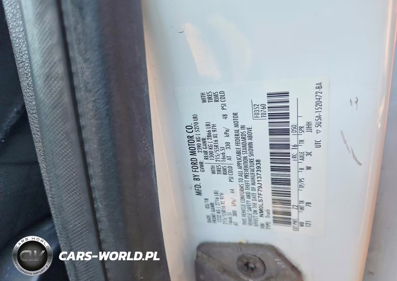 2018 Ford Transit Connect Xlt Delivery Van VIN:NM0LS7F79J1373938 - 12