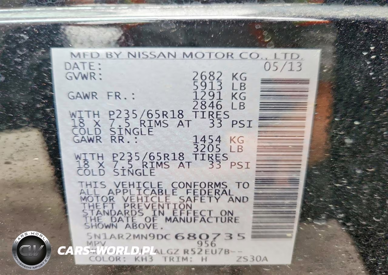 2013 Nissan Pathfinder S VIN:5N1AR2MN9DC680735 - 13
