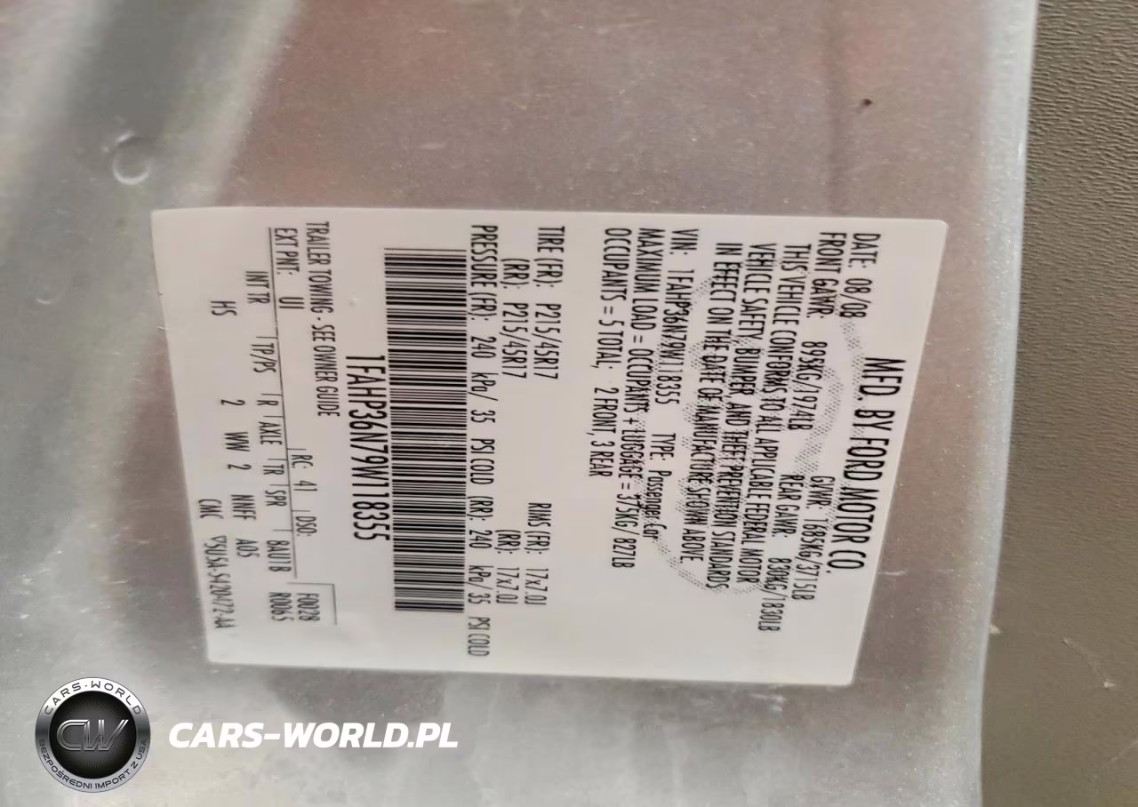 2009 Ford Focus Ses VIN:1FAHP36N79W118355 - 12