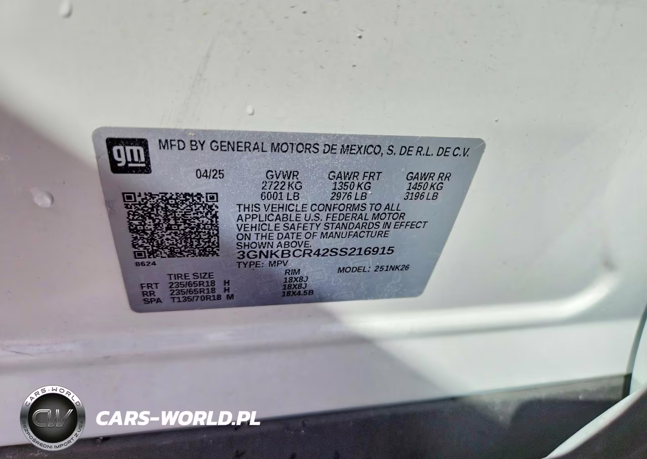 2025 Chevrolet Blazer 2Lt VIN:3GNKBCR42SS216915 - 14