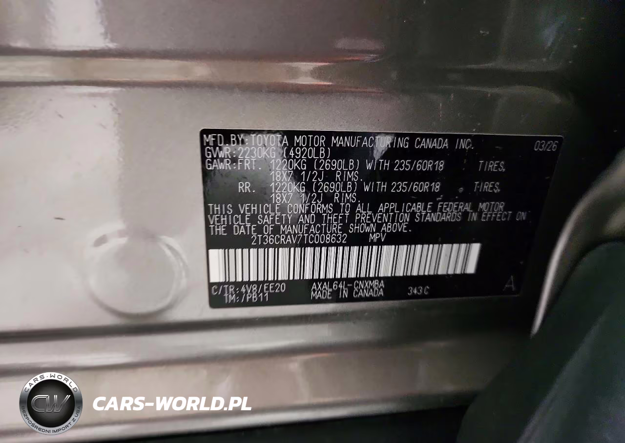 2026 Toyota Rav4 Xle Premium VIN:2T36CRAV7TC008632 - 13