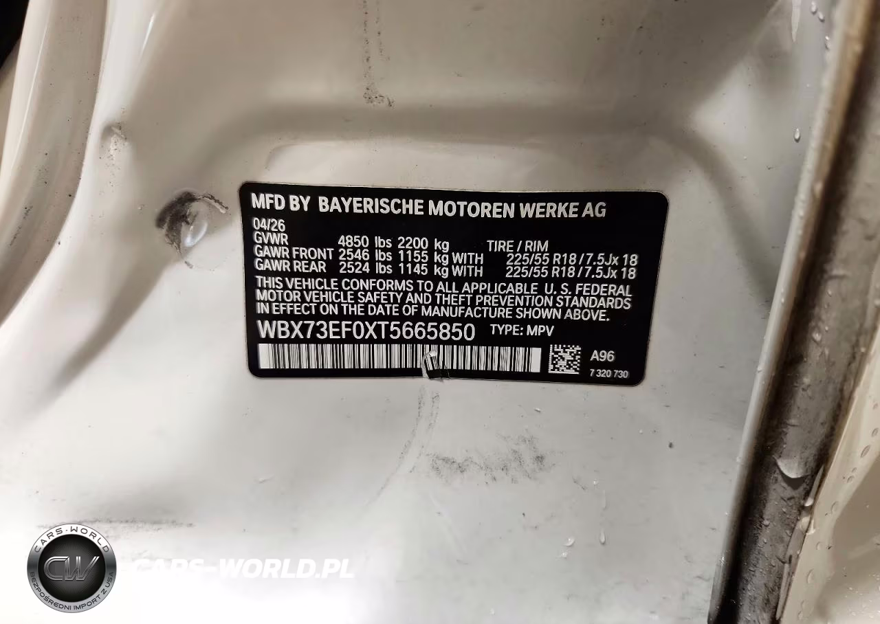 2026 BMW X1 xDrive28I VIN:WBX73EF0XT5665850 - 12
