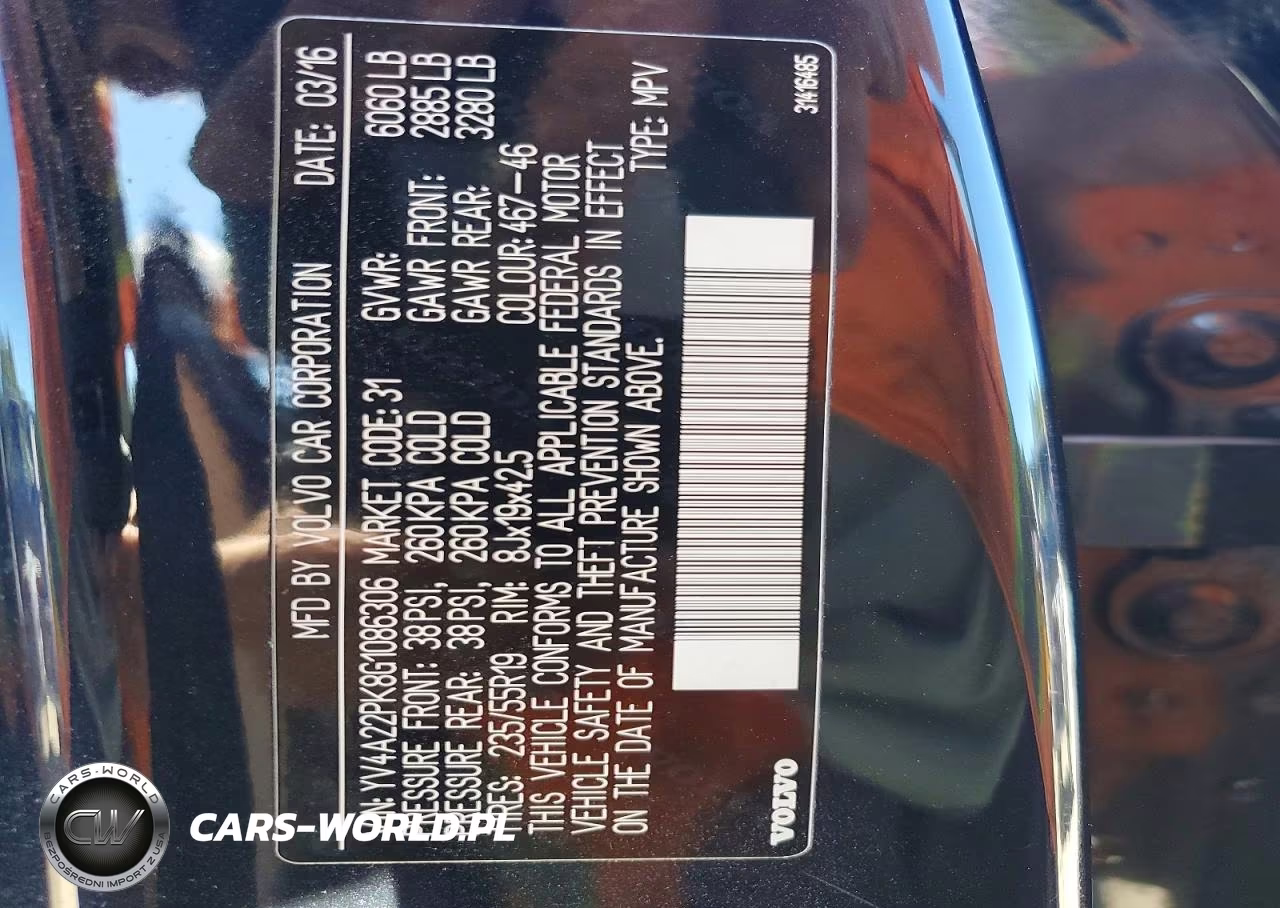 2016 Volvo Xc90 T6 VIN:YV4A22PK8G1086306 - 14