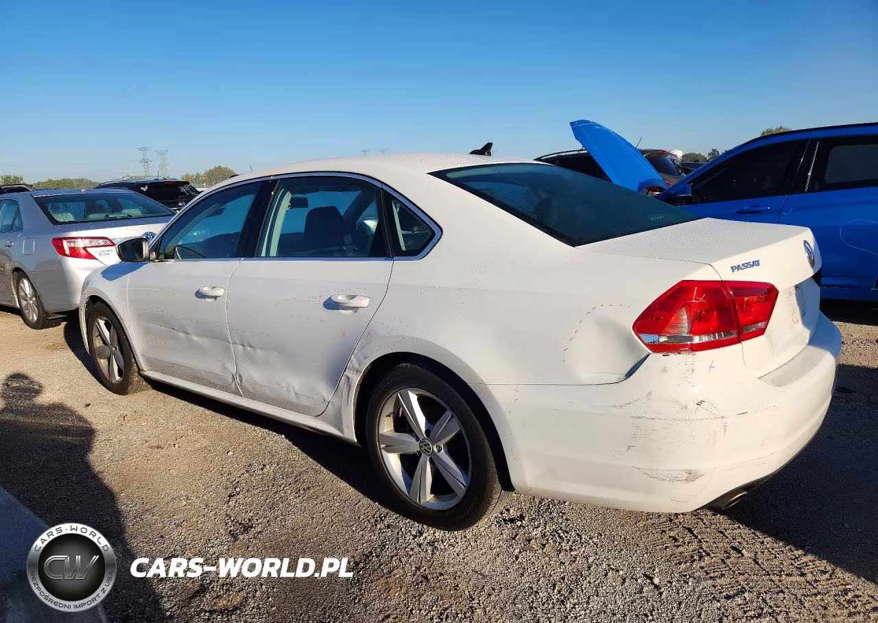 2013 Volkswagen Passat Se VIN:1VWBP7A34DC123145 - 2