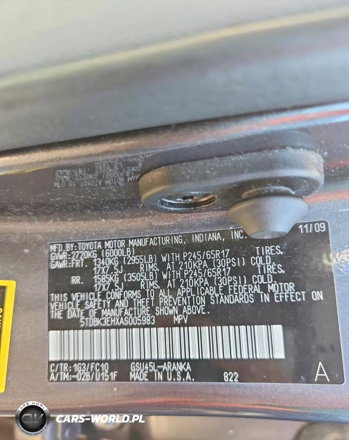2010 Toyota Highlander Base VIN:5TDBK3EHXAS005983 - 12