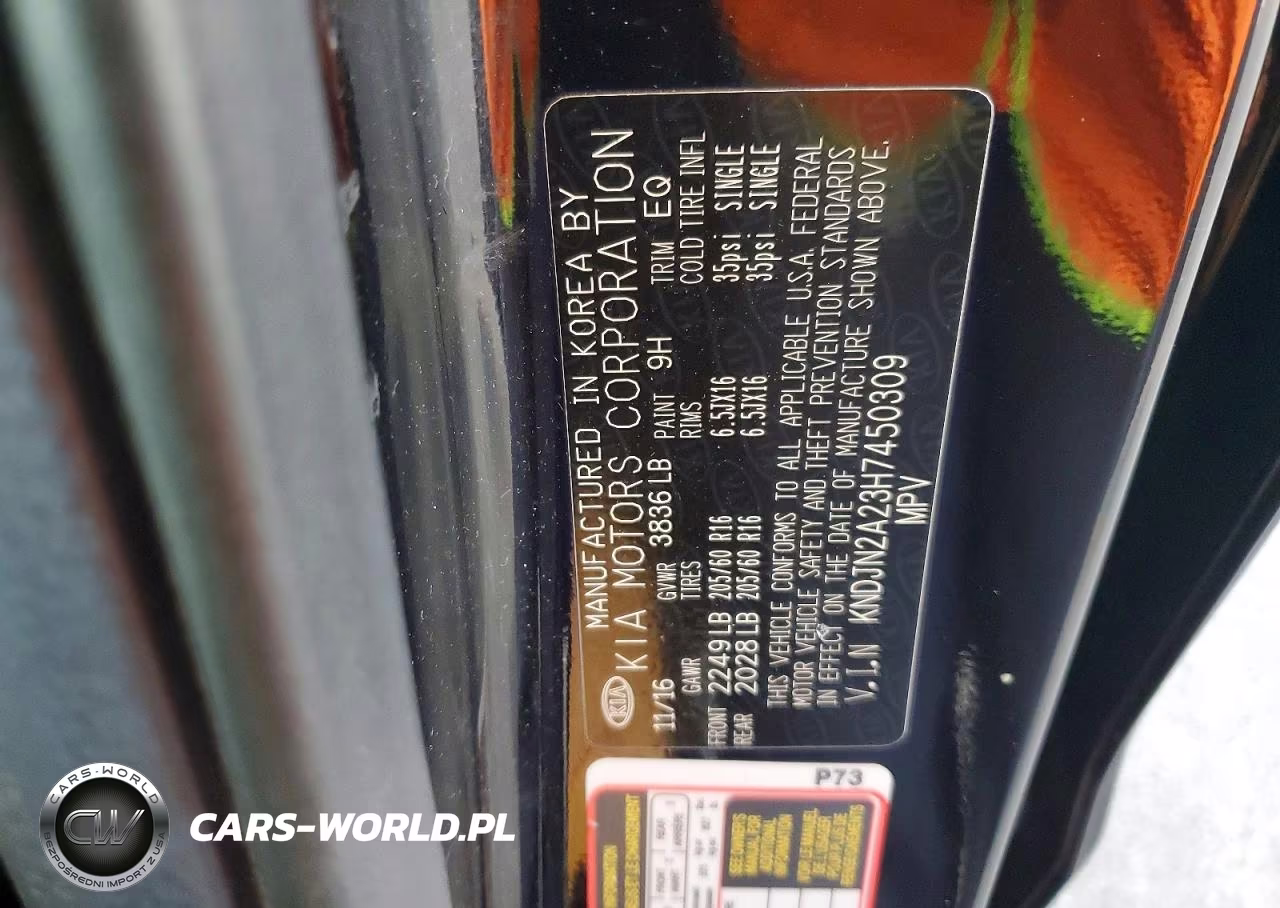 KIA SOUL VIN:KNDJN2A23H7450309 - 13