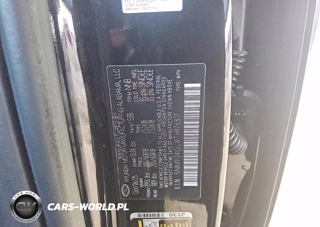 2026 Hyundai Santa Fe Sel VIN:5NMP24GLXTH176817 - 13