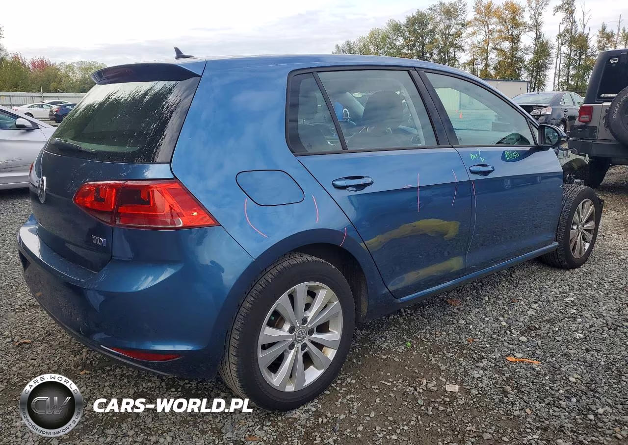2015 Volkswagen Golf Tdi VIN:3VW2A7AU2FM098323 - 3