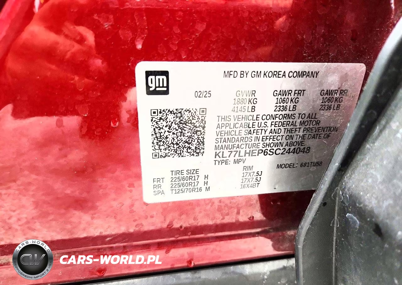 2025 Chevrolet Trax 1Lt VIN:KL77LHEP6SC244048 - 14