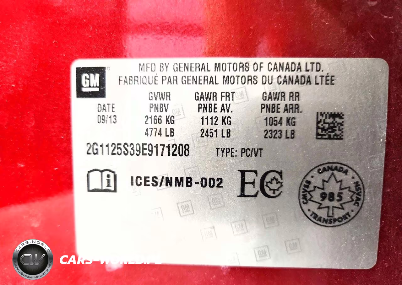 2014 Chevrolet Impala Lt VIN:2G1125S39E9171208 - 12