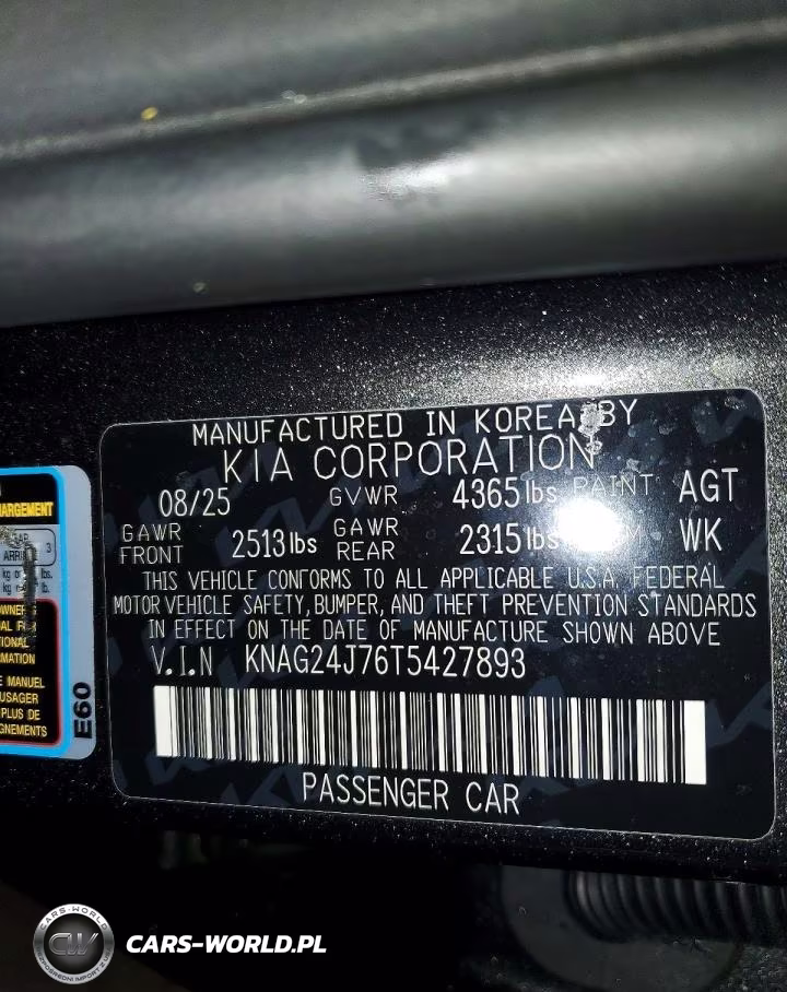 2026 Kia K5 Lxs VIN:KNAG24J76T5427893 - 12