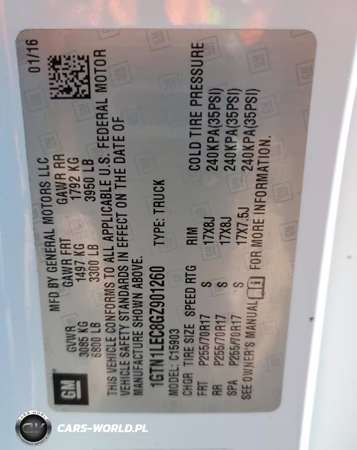 2016 GMC Sierra C1500 VIN:1GTN1LEC8GZ901260 - 12