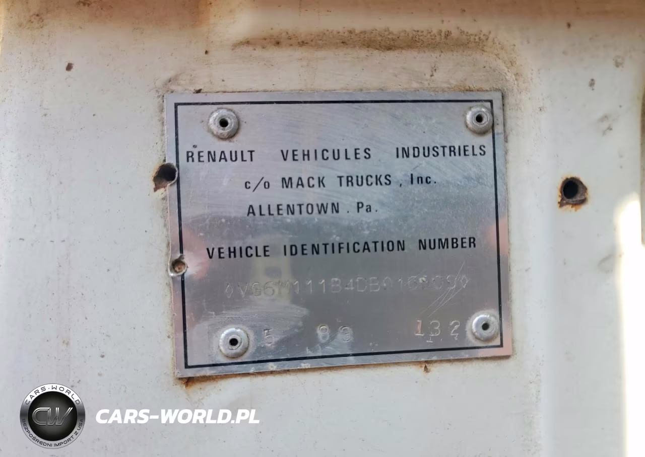 1983 Mack 200 Ms200 VIN:VG6M111B4DB016809 - 11