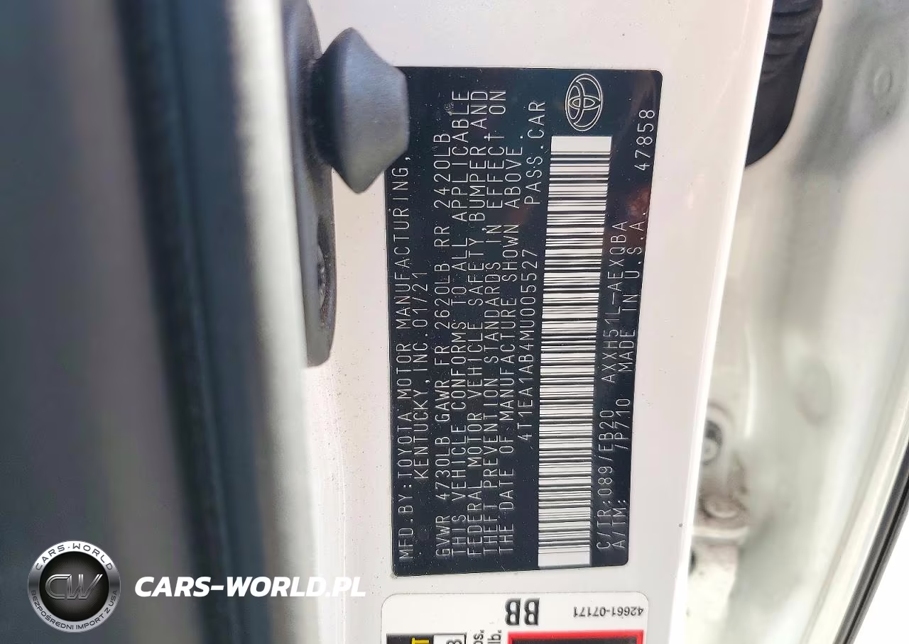 2021 Toyota Avalon Xse VIN:4T1EA1AB4MU005527 - 13