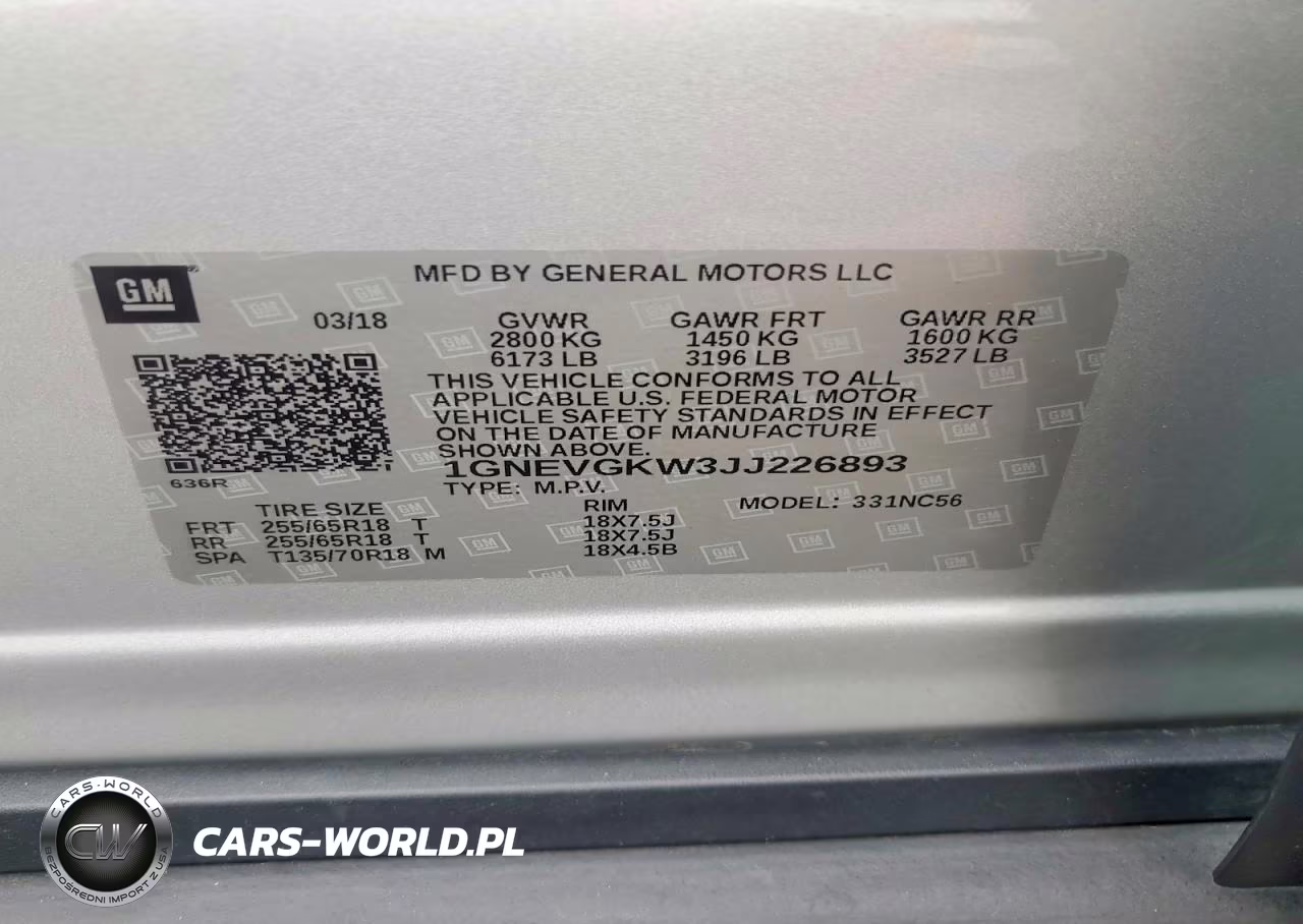 2018 Chevrolet Traverse Lt VIN:1GNEVGKW3JJ226893 - 13