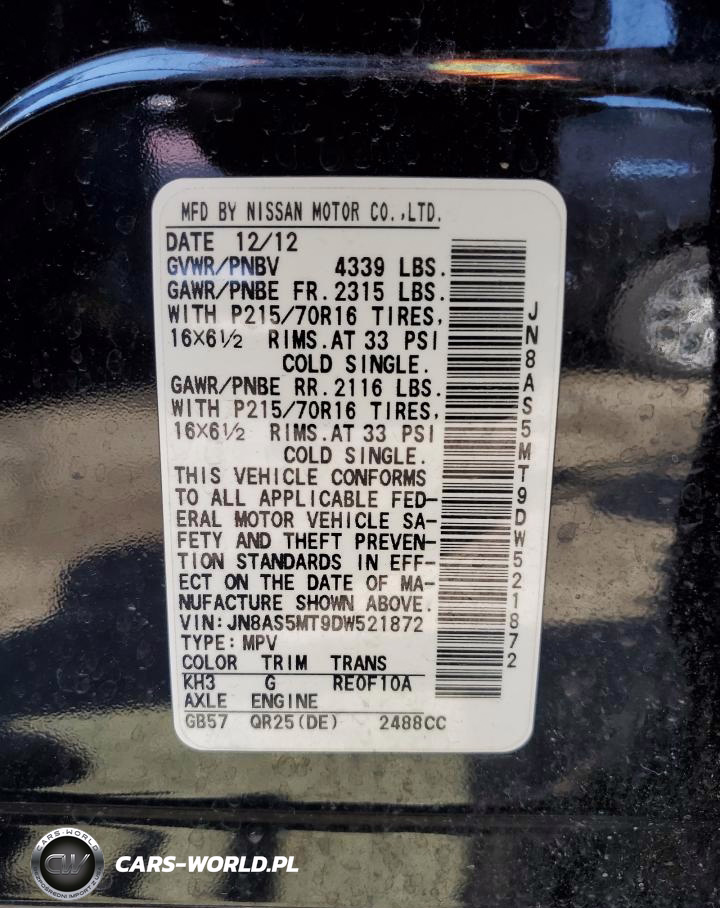 2013 Nissan Rogue S VIN:JN8AS5MT9DW521872 - 12