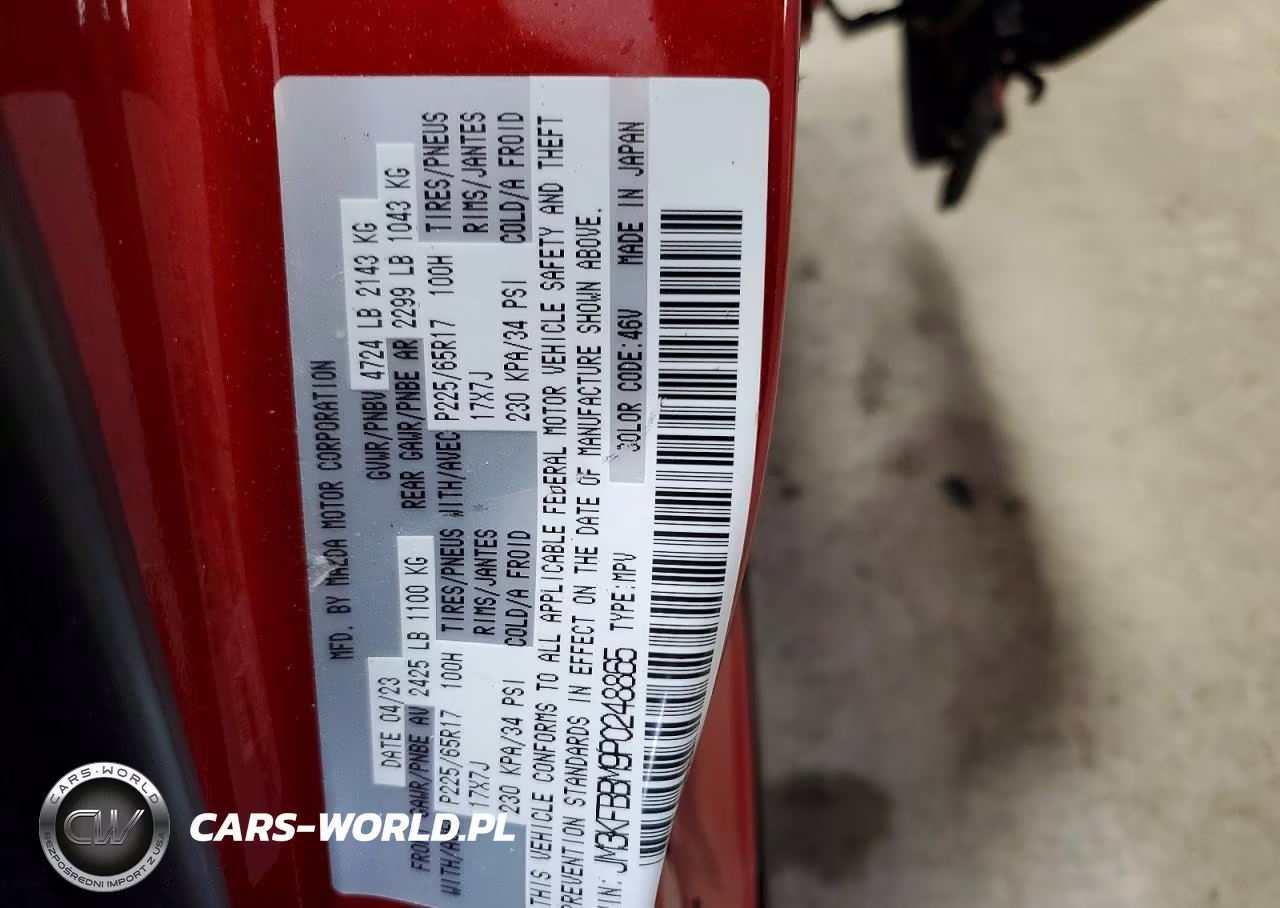 2023 Mazda Cx-5 Select VIN:JM3KFBBM9P0248865 - 13