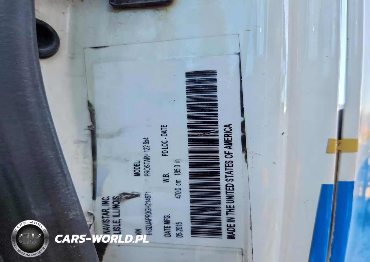 2016 International Prostar Semi Truck VIN:1HSDJAPR3GH214671 - 11