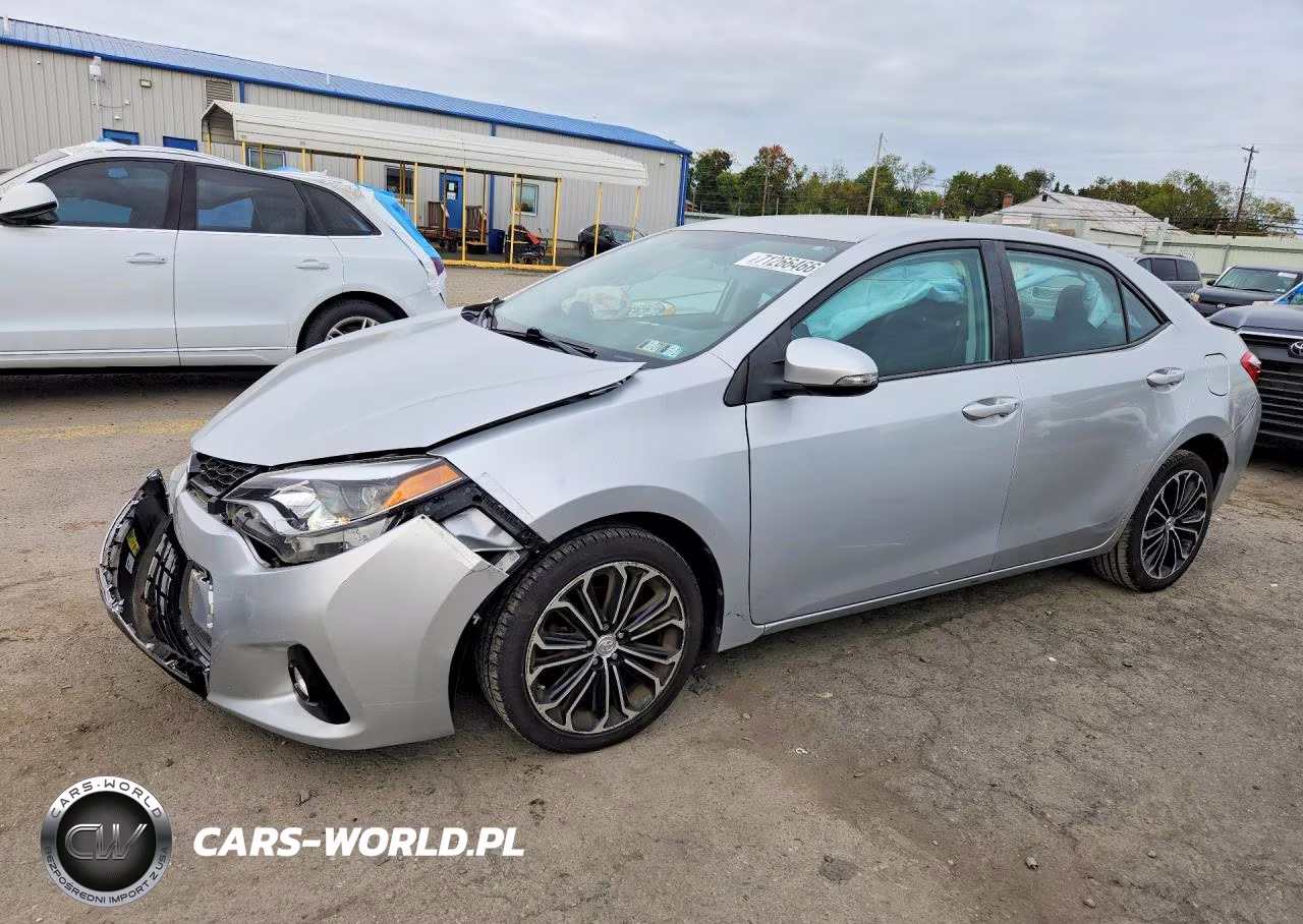 2015 Toyota Corolla S Plus VIN:2T1BURHE2FC341044 - 1