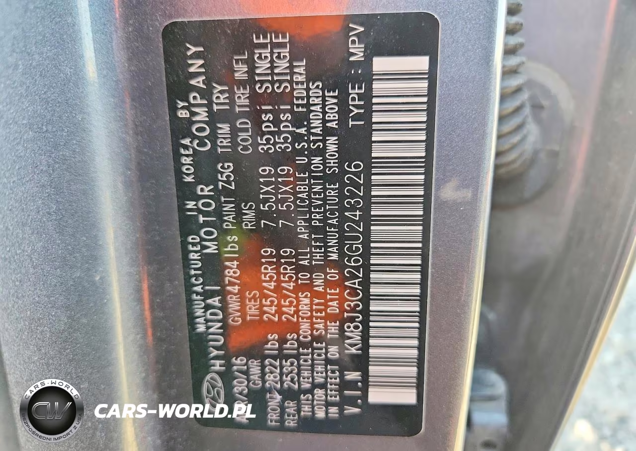 2016 Hyundai Tucson Limited VIN:KM8J3CA26GU243226 - 12