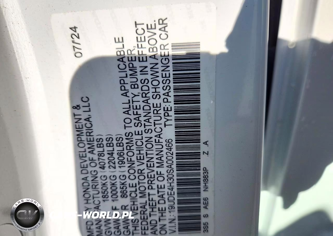 2025 Acura Integra A-Spec VIN:19UDE4H30SA002466 - 12