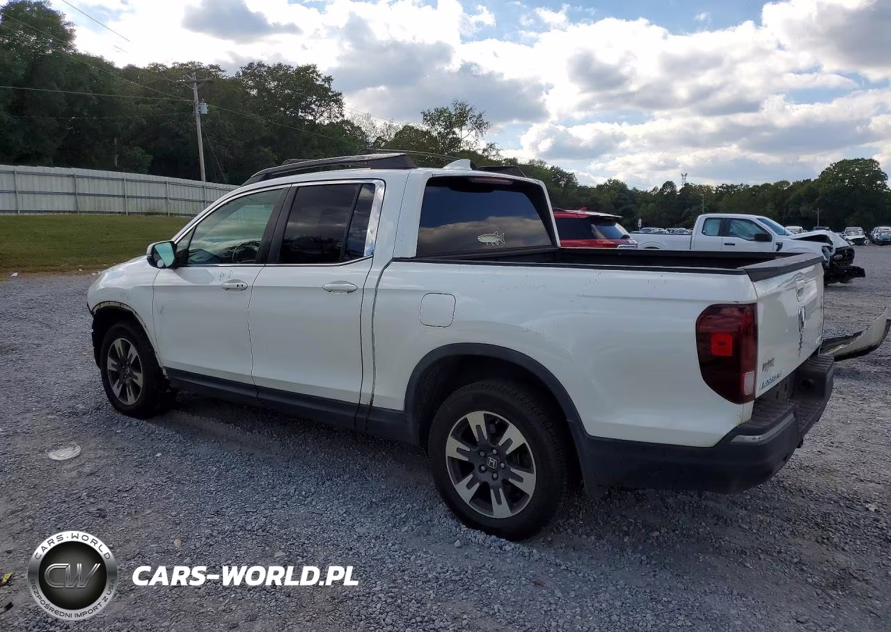 2017 Honda Ridgeline Rtl VIN:5FPYK3F59HB022374 - 2