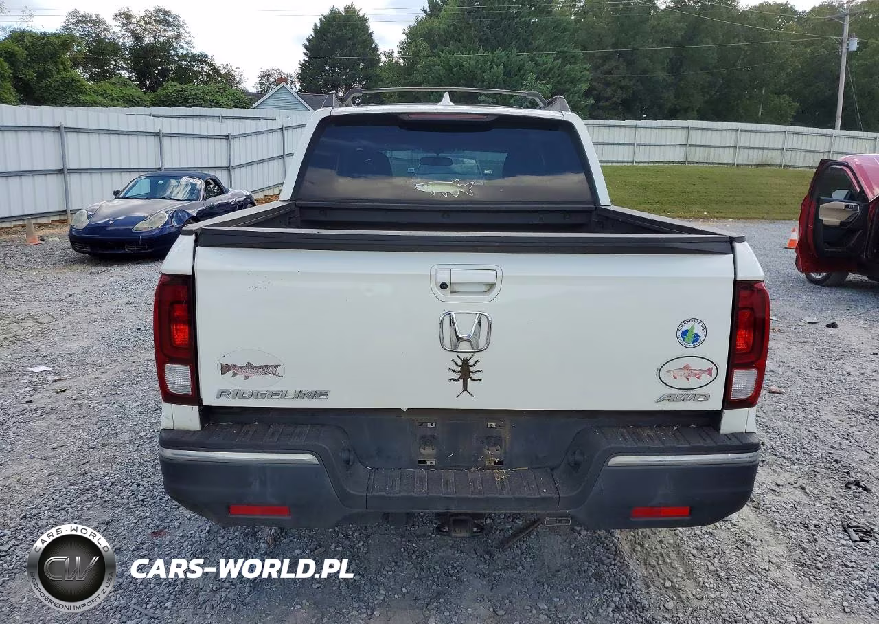 2017 Honda Ridgeline Rtl VIN:5FPYK3F59HB022374 - 6