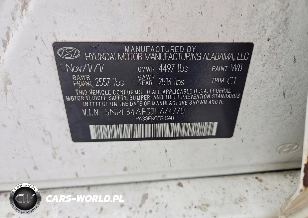 2018 Hyundai Sonata Sport VIN:5NPE34AF3JH674770 - 12