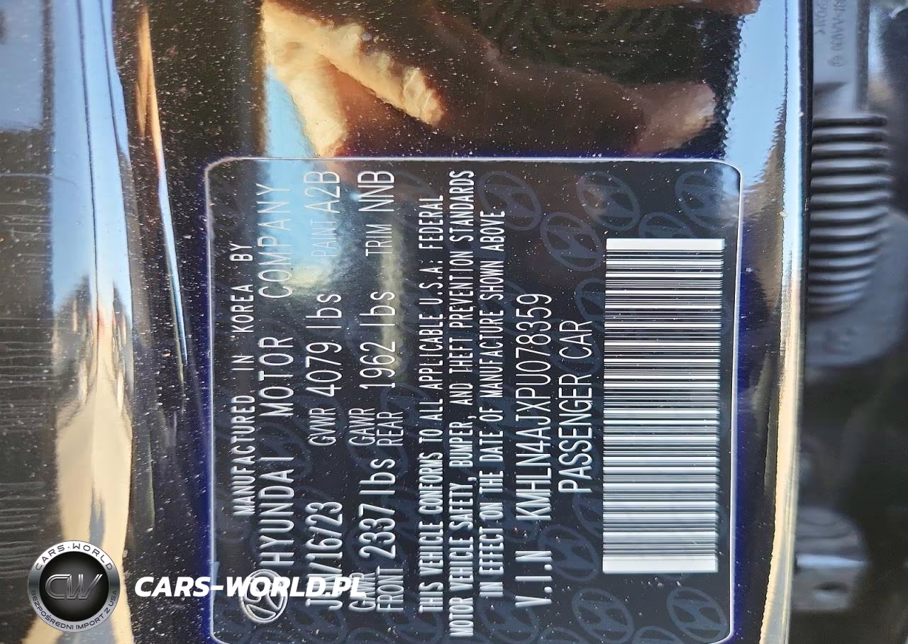 2023 Hyundai Elantra Limited VIN:KMHLN4AJXPU078359 - 13