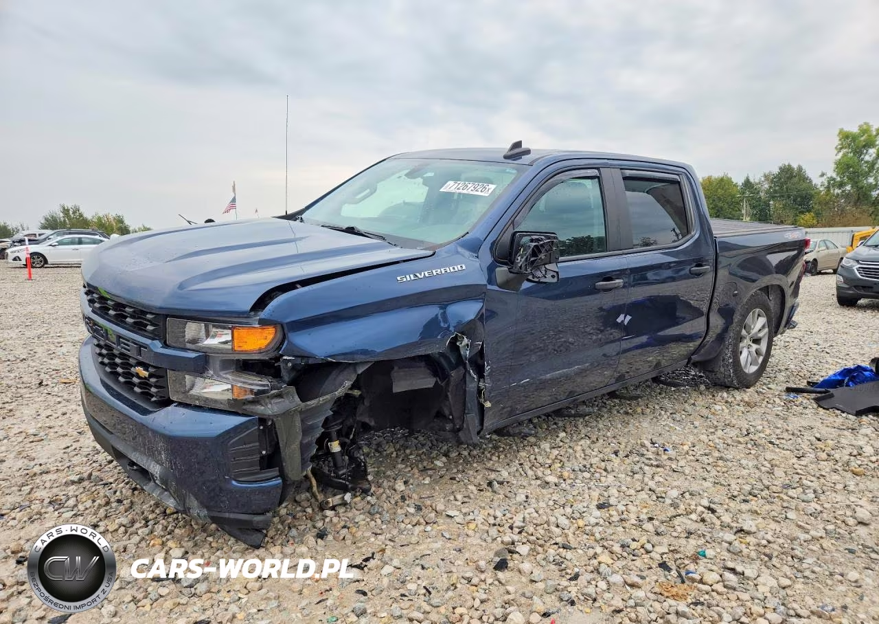 2020 Chevrolet Silverado K1500 Custom VIN:3GCPYBEK8LG377754 - 1