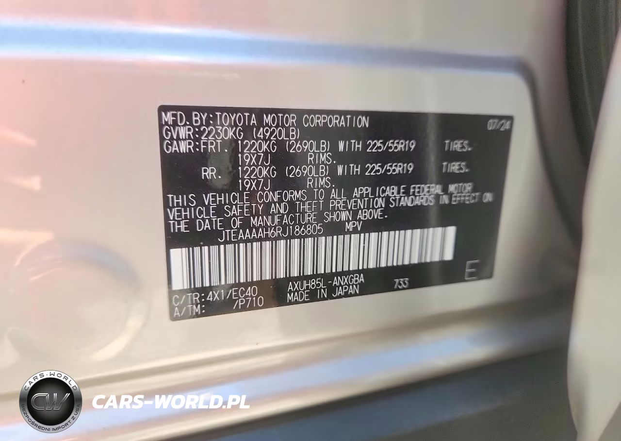 2024 Toyota Venza Xle VIN:JTEAAAAH6RJ186805 - 12