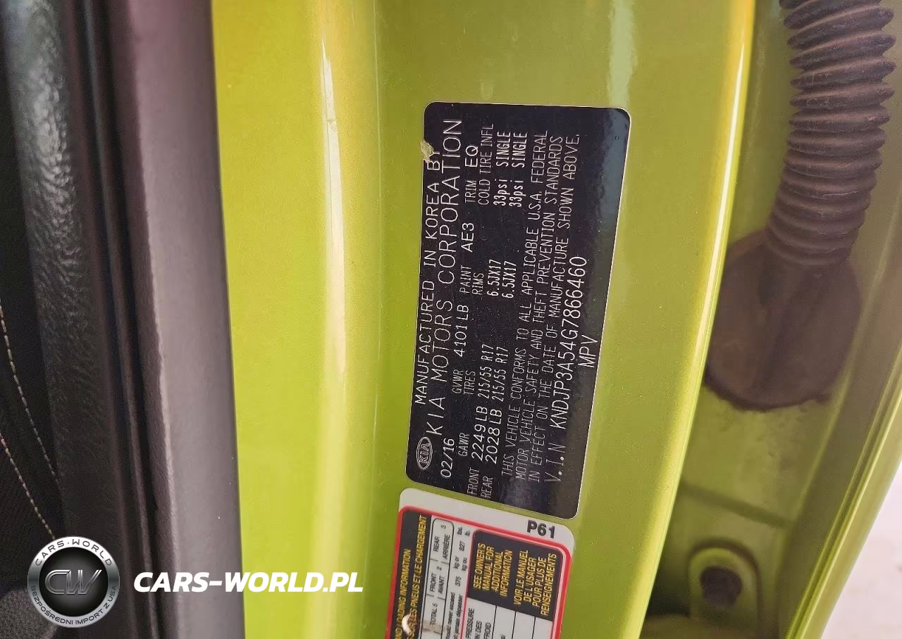 2016 Kia Soul + VIN:KNDJP3A54G7866460 - 13