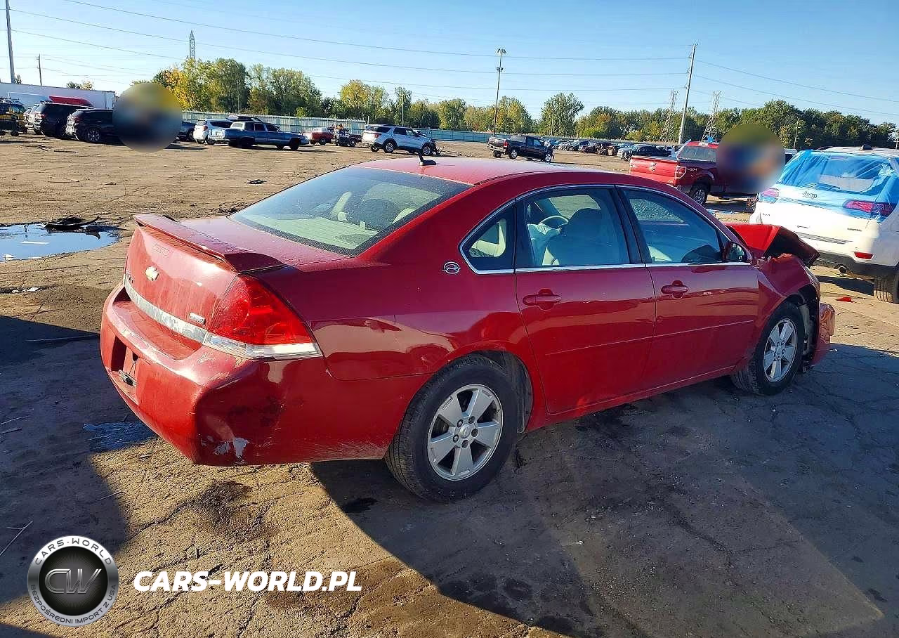 2007 Chevrolet Impala Lt VIN:2G1WT58K779201231 - 3