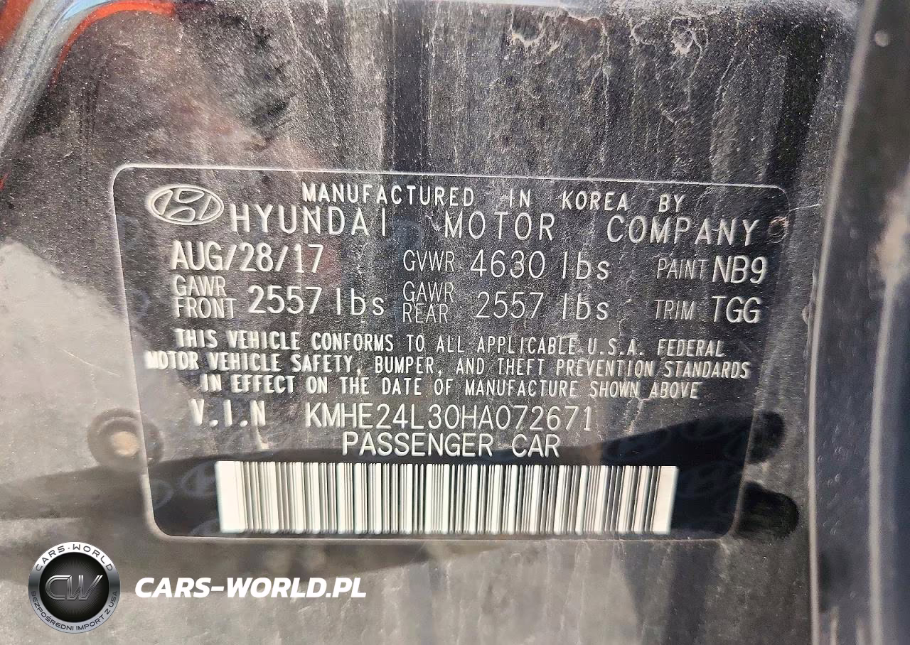 2017 Hyundai Sonata Hybrid Se VIN:KMHE24L30HA072671 - 13