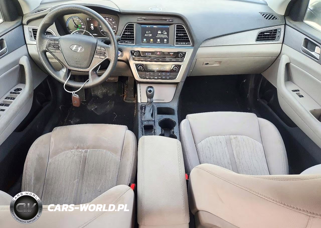 2017 Hyundai Sonata Hybrid Se VIN:KMHE24L30HA072671 - 8