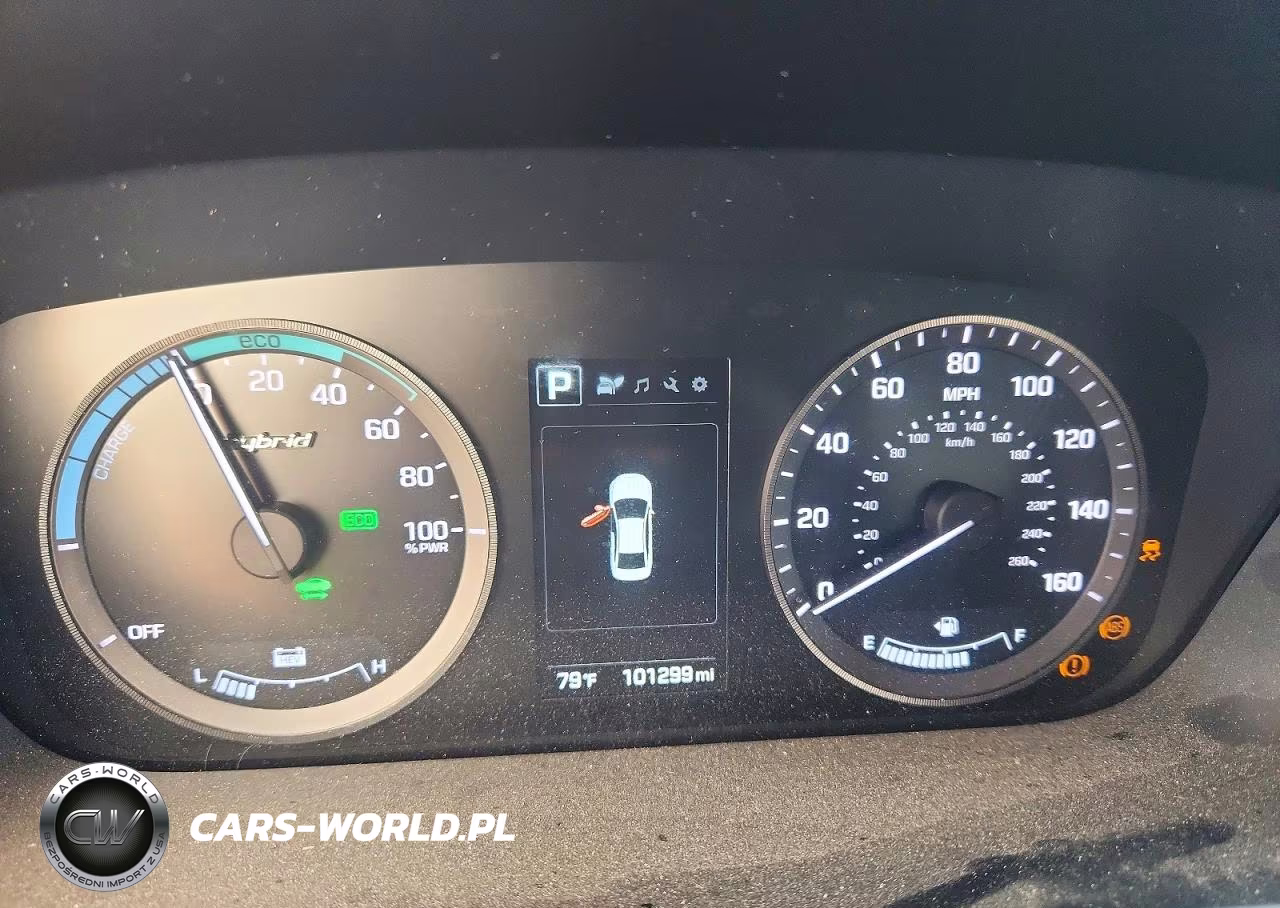 2017 Hyundai Sonata Hybrid Se VIN:KMHE24L30HA072671 - 9