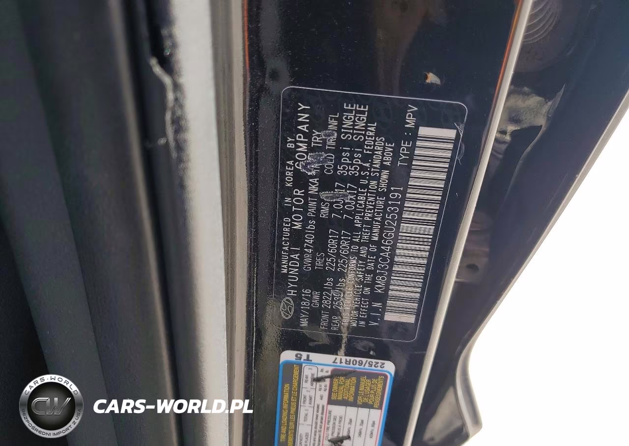 2016 Hyundai Tucson Se VIN:KM8J3CA46GU253191 - 13