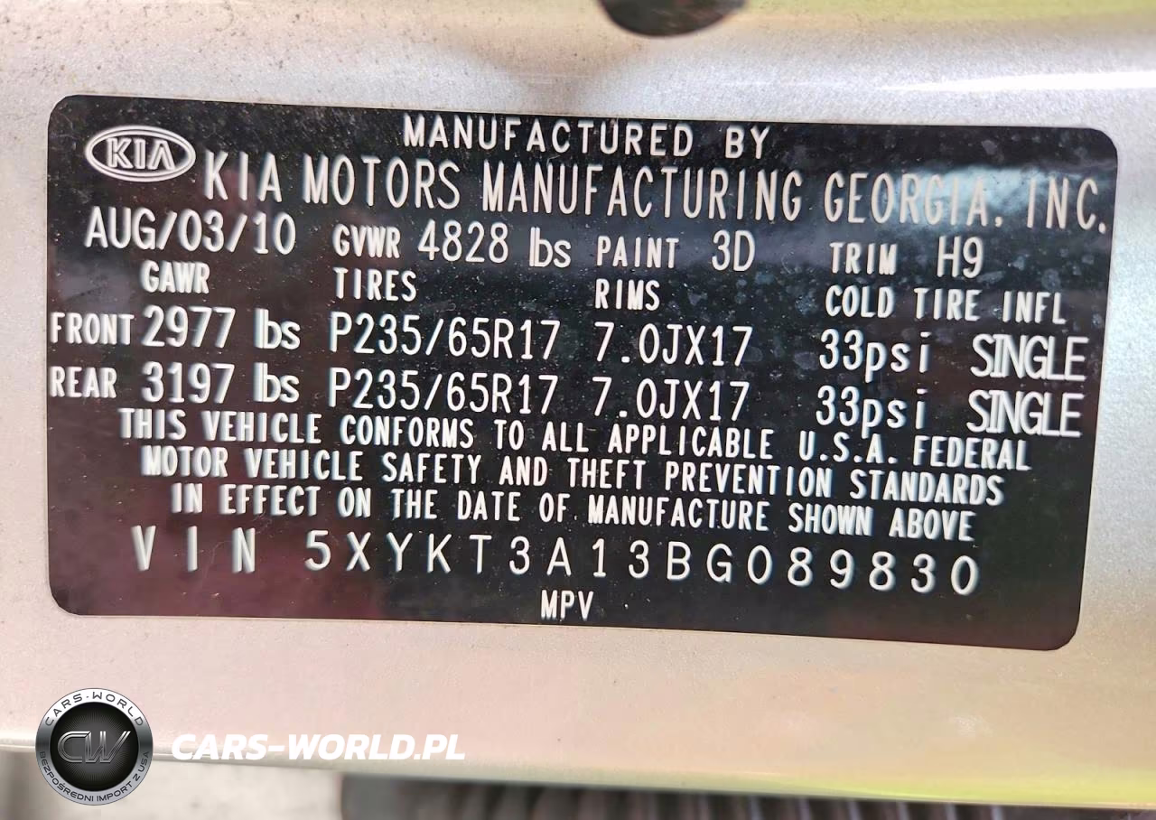 2011 Kia Sorento Lx VIN:5XYKT3A13BG089830 - 13