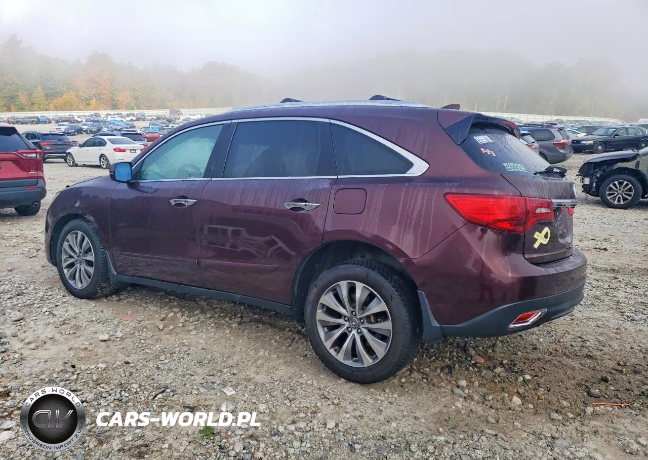 2015 Acura Mdx Technology VIN:5FRYD4H43FB007071 - 2