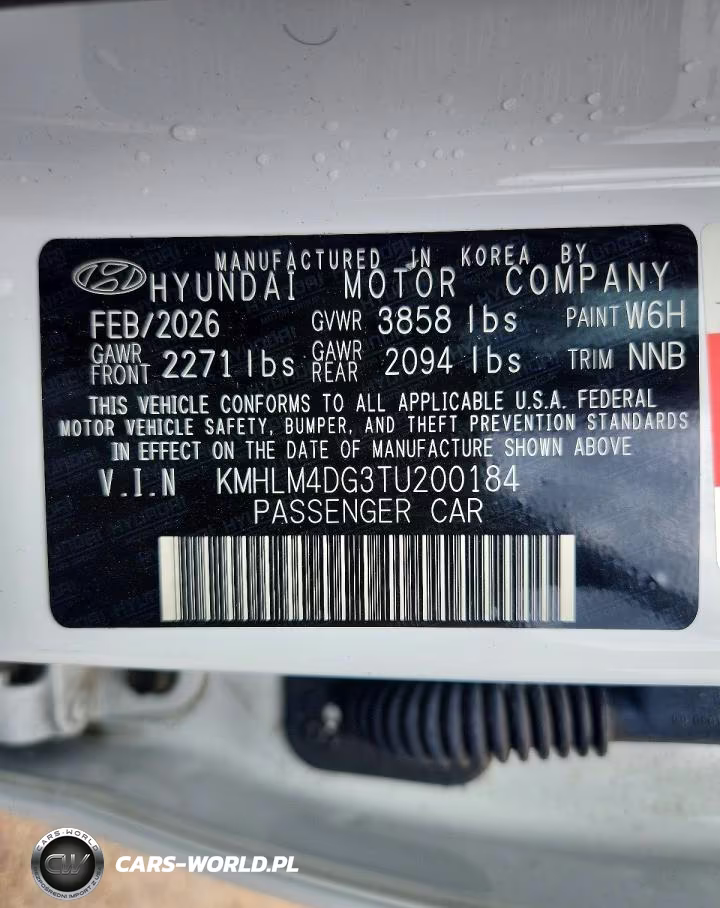2026 Hyundai Elantra Sel Sport VIN:KMHLM4DG3TU200184 - 13