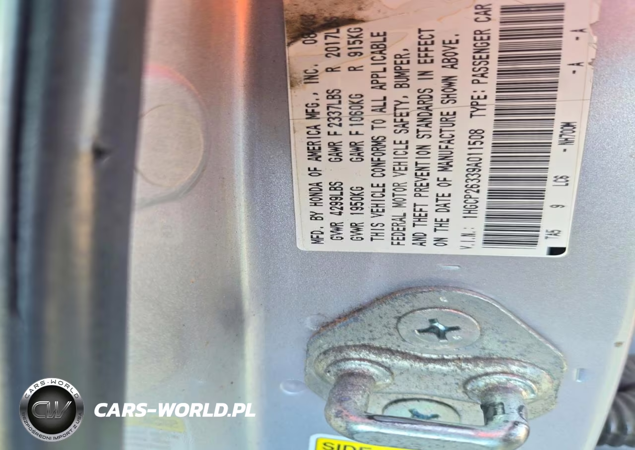 2009 Honda Accord Lx VIN:1HGCP26339A011508 - 12