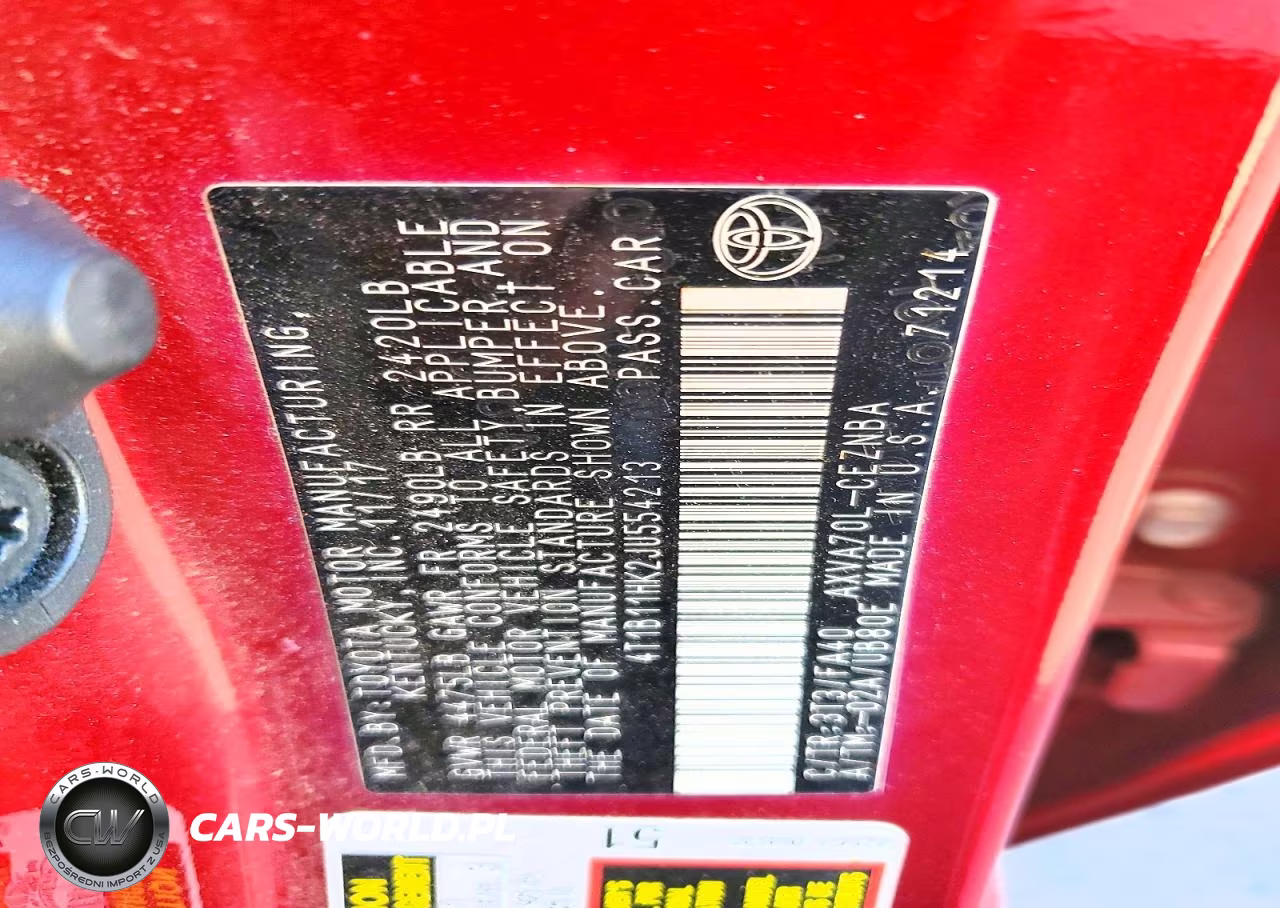 2018 Toyota Camry Le VIN:4T1B11HK2JU554213 - 13